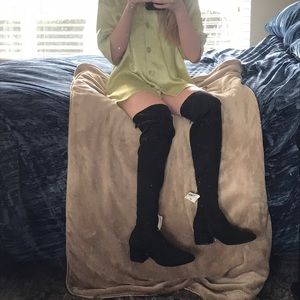 *Never Worn* Suede Thigh High Boots